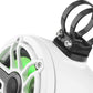 JL Audio M6-650VEX-Gw-S-GwGw-i 6.5-inch Lighted Tower Coaxial Speakers, White Sport Grilles 93412