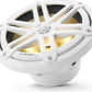 JL Audio M3-770X-S-Gw-i 7.7-inch Marine Coaxial Speakers, White Sport Grilles, RGB LEDs 93523