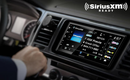 Kenwood DMX4710S 6.8″ Digital Multimedia Receiver with Apple CarPlay, Android Auto, HD Radio & 4V Preouts