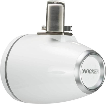 Kicker 45KMTC65W 6.5" Loaded Marine Wake Tower Enclosures, White