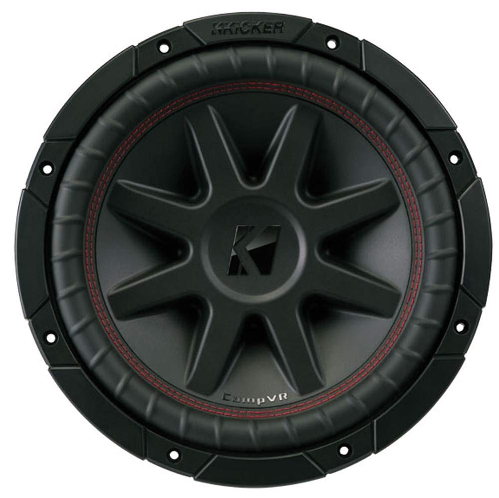 Kicker CompVR 10-Inch (25cm) Subwoofer, DVC, 2-Ohm, 350W