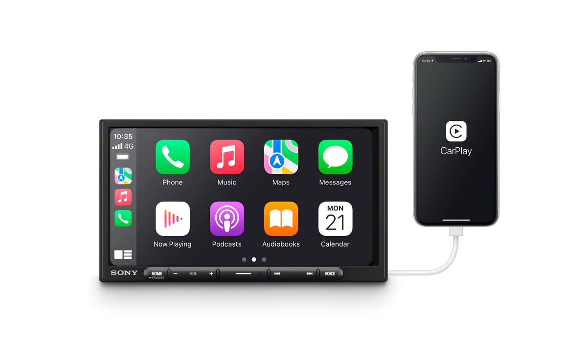 Sony XAV-AX3700 7-Inch Multimedia Receiver with Apple CarPlay & Maestro Ready