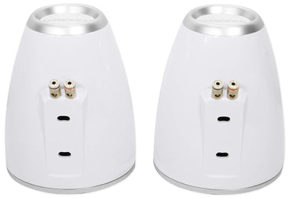 Kicker KMTES8 Tower Enclosures for 8-Inch Drivers, Pair, White, Unloaded