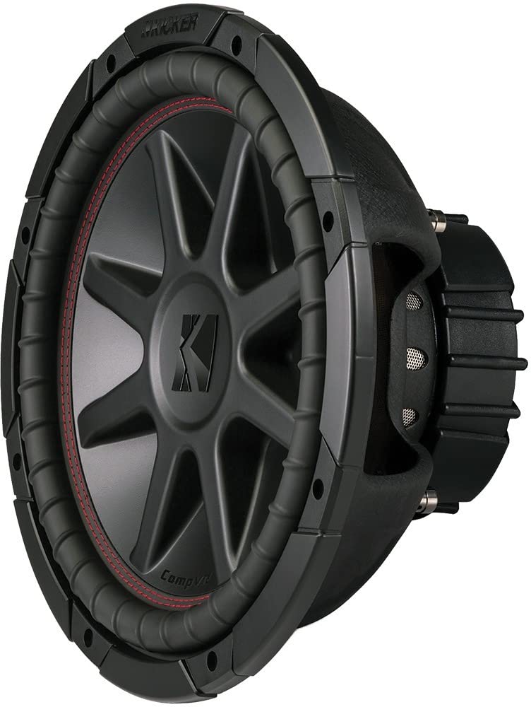 Kicker CompVR 12-Inch (30cm) Subwoofer, DVC, 2-Ohm, 400W