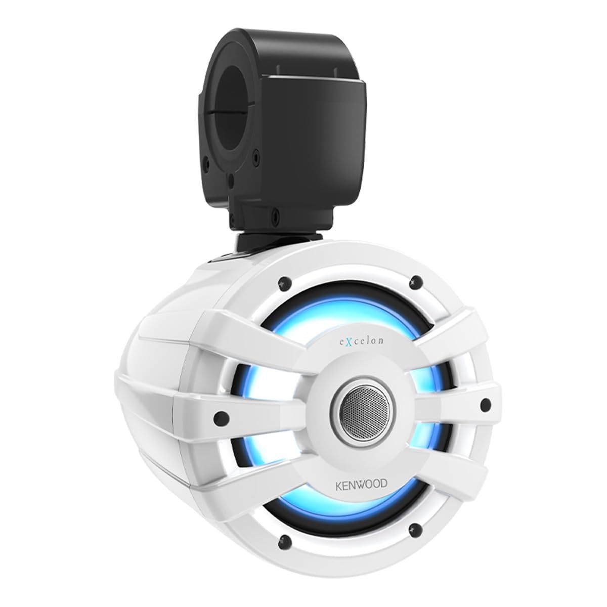 Kenwood eXcelon XM77TWL 7.7 Inch 2 Way Marine & Powersports Tower Speakers Pair (White)