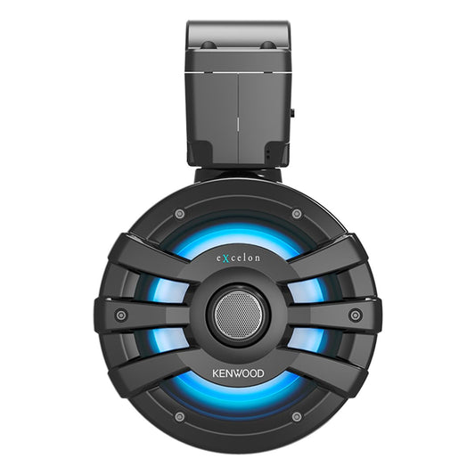 Kenwood eXcelon XM65TBL 6.5 Inch 2 Way Marine & Powersports Tower Speakers Pair (Black)