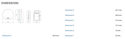 Audison AP 1P 1" Component Tweeters with Crossovers (Pair)