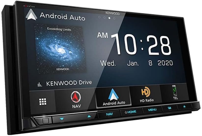 Kenwood DNX997XR 6.8" Apple CarPlay Android Auto GPS Car Stereo + CMOS-240U Backup Camera