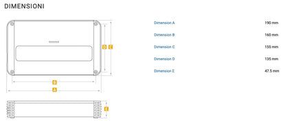 Audison SR 4.300.2 D-Class 4-Channel Amplifier 130 Wrms X 4 at 2-Ohms
