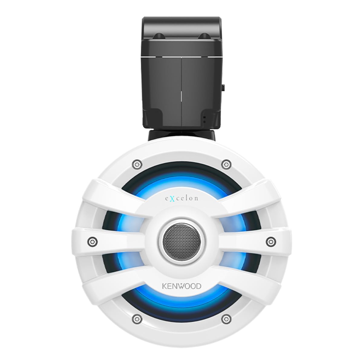 Kenwood eXcelon XM65TWL 6.5 Inch 2 Way Marine & Powersports Tower Speakers Pair (White)