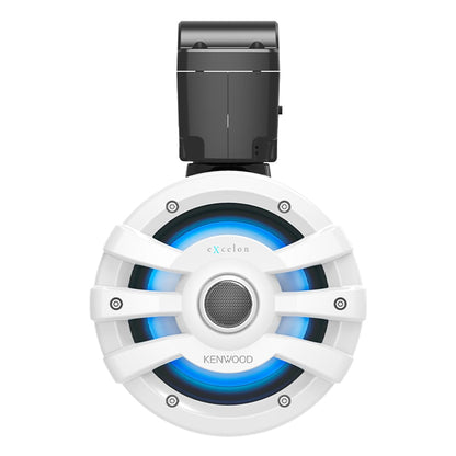 Kenwood eXcelon XM65TWL 6.5 Inch 2 Way Marine & Powersports Tower Speakers Pair (White)