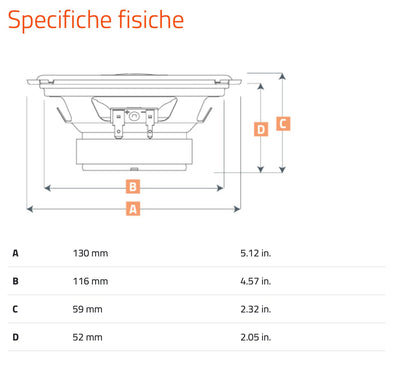 Hertz Uno X 130 5.25" Two-Way Coaxial Speakers (Pair)