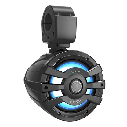 Kenwood eXcelon XM77TBL 7.7 Inch 2 Way Marine & Powersports Tower Speakers Pair (Black)