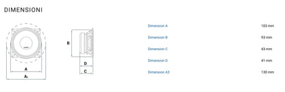 Audison AP 4 Prima Series 4" (100mm) Midrange Speakers (Pair)