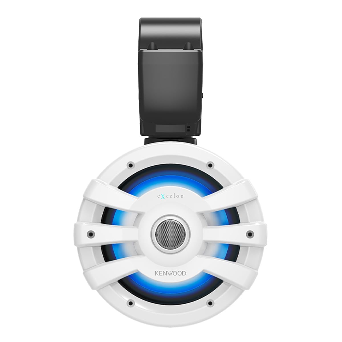 Kenwood eXcelon XM77TWL 7.7 Inch 2 Way Marine & Powersports Tower Speakers Pair (White)