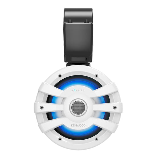 Kenwood eXcelon XM77TWL 7.7 Inch 2 Way Marine & Powersports Tower Speakers Pair (White)
