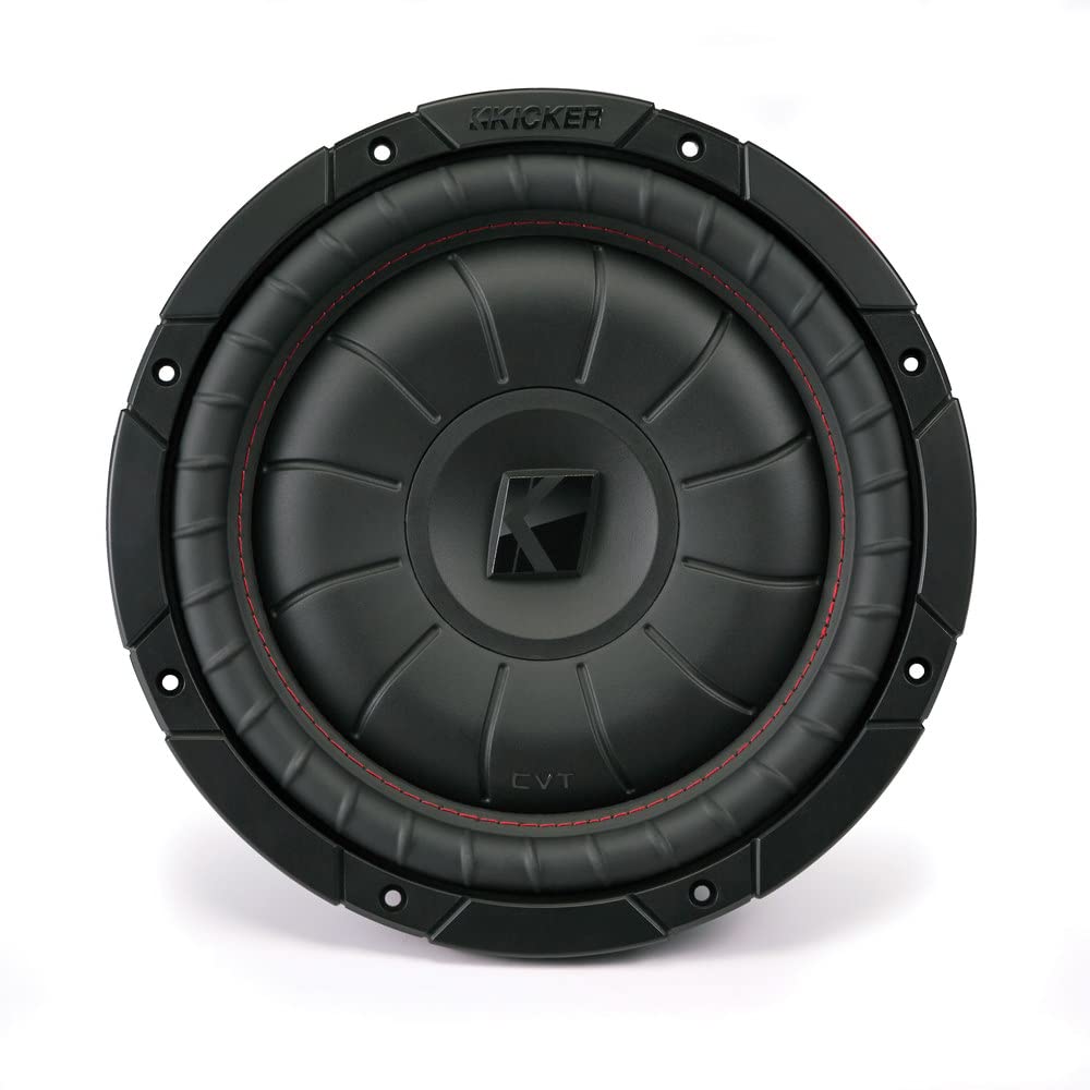 Kicker CompVT 10-Inch (25cm) Subwoofer, SVC, 2-Ohm, 350W