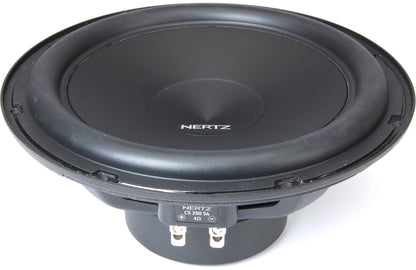 Hertz Cento CS 250 S4 10" 300W RMS 4-Ohm SVC Shallow-Mount Subwoofer (Single)