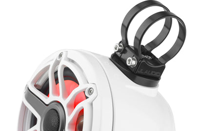 JL Audio M6-650VEX-Gw-S-GwGw-i 6.5-inch Lighted Tower Coaxial Speakers, White Sport Grilles 93412