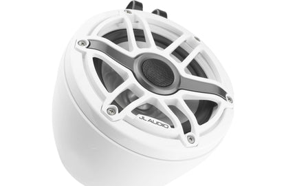 JL Audio M6-650VEX-Gw-S-GwGw 6.5-inch Tower Coaxial System, White Sport Grilles 93410
