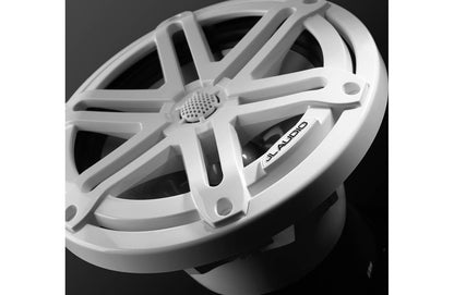 JL Audio M3-770X-S-Gw 7.7-inch Marine Coaxial Speakers, White Sport Grilles 93522