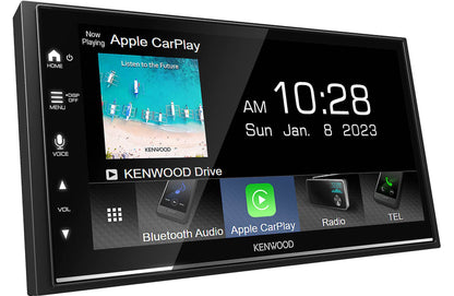 Kenwood DMX8709S 6.8" Touch Screen Car Stereo-Wireless Apple CarPlay, Android Auto + CMOS-320LP Backup Camera