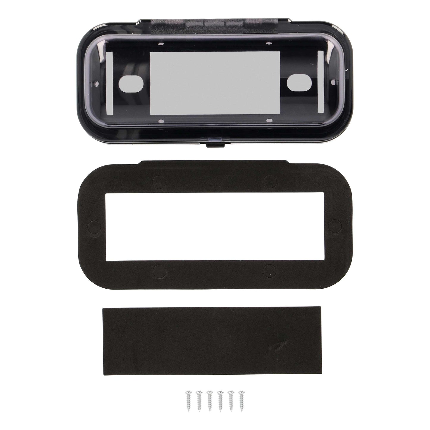 Metra 99-9005B Black Universal Marine Single-DIN Radio Cover