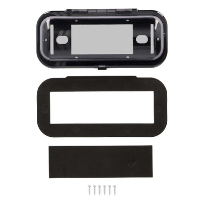 Metra 99-9005B Black Universal Marine Single-DIN Radio Cover
