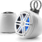 JL Audio M3-650VEX-Gw-S-Gw-i 6.5-inch RGB LED Tower Coaxial System, White Sport Grilles 93402