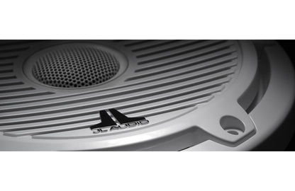 JL Audio M6-650X-C-3Gw 6.5-inch Tower Coaxial Speakers, White Classic Grilles 93687