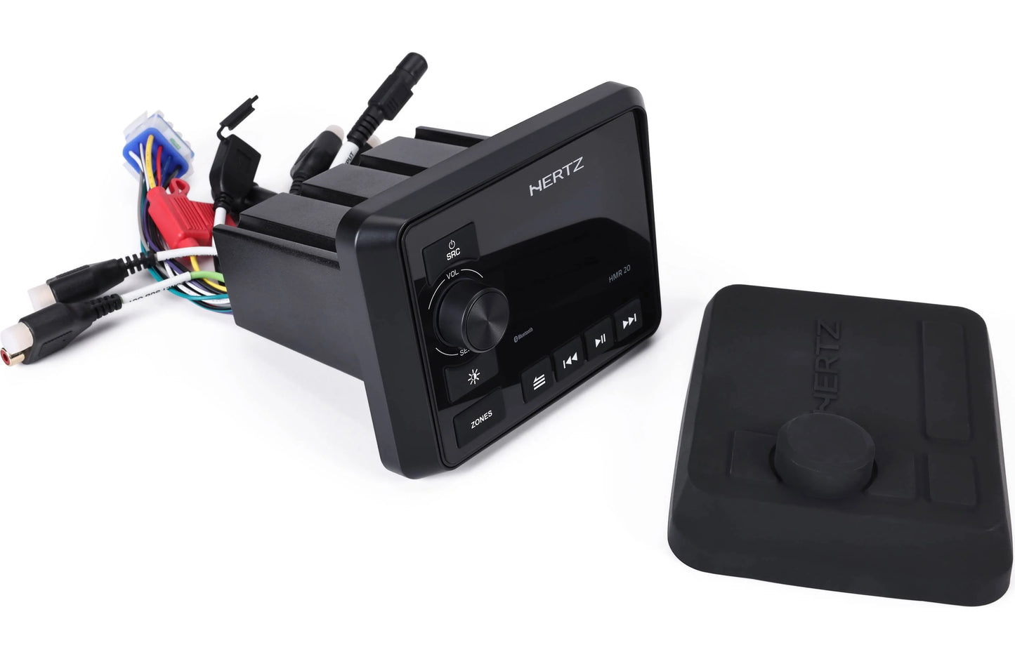 Hertz HMR 20 3" Marine Digital Media Color Receiver with 2-Zone Audio Control