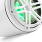 JL Audio M3-770ETXv3-Gw-S-Gw-i 7.7" RGB LED Tower Coaxial System, White Sport Grilles 93539