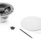 JL Audio M6-650X-L-GwSw-Single 6.5-inch Marine Coaxial Speaker, White Luxe Grille 93912