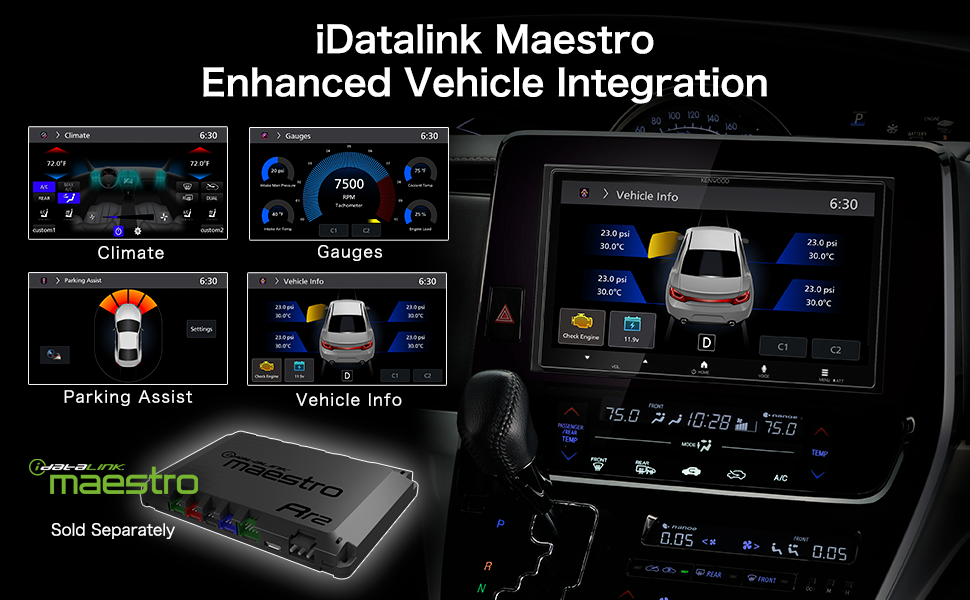 Kenwood DMX8710S 6.92" AM FM BT Wireless Apple CarPlay, Android Auto, HD Radio