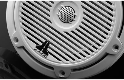 JL Audio M3-650X-C-Gw 6.5-inch Marine Coaxial Speakers, White Classic Grilles 93511