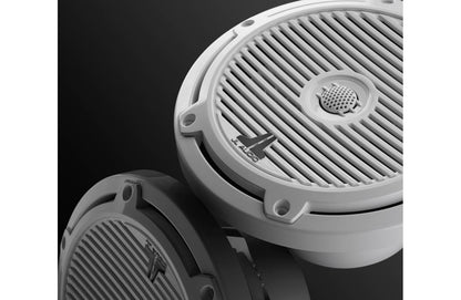 JL Audio M3-770X-C-Gw 7.7-inch Marine Coaxial Speakers, White Classic Grilles 93519