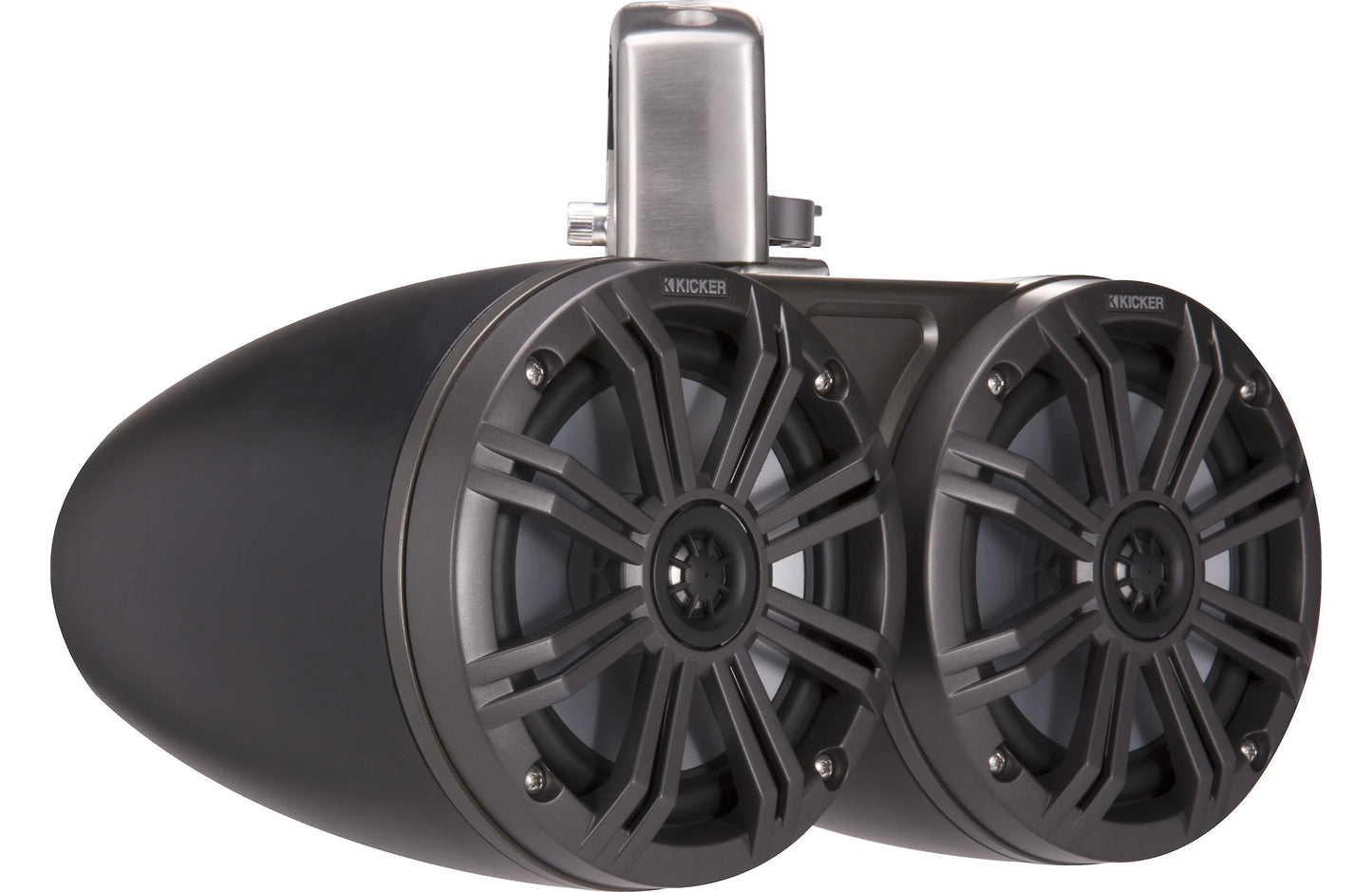 Kicker 45KMTDC65 6.5-inch Black Marine Tower Speakers, Pair
