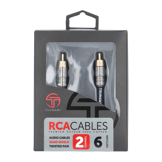 Metra TSX-RCA6 2-Channel 6 ft RCA Interconnect Cable
