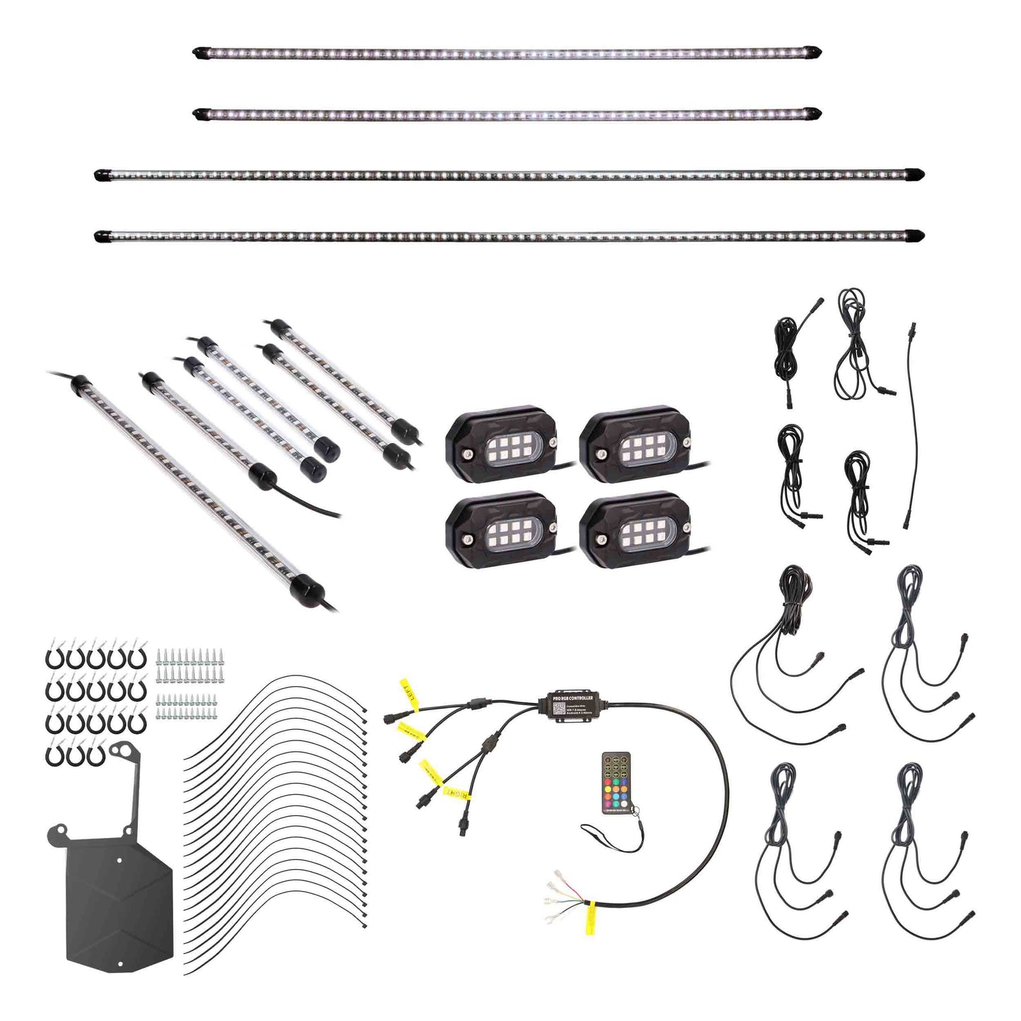 Metra JP-RGBKT-1 RGB Lighting Kit for Jeep Wrangler JL Gladiator JT