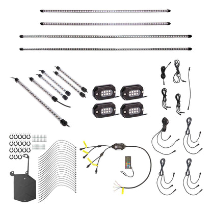 Metra JP-RGBKT-1 RGB Lighting Kit for Jeep Wrangler JL Gladiator JT