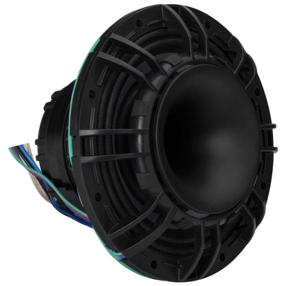 Kicker 48KMXL65 6.5" 4-Ohm RGB-LED KMXL Horn-Loaded Marine Coaxial Speakers, Pair