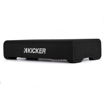 Kicker 48TRTP122 12" Thin Down-Firing Subwoofer w/Passive Radiator Enclosure
