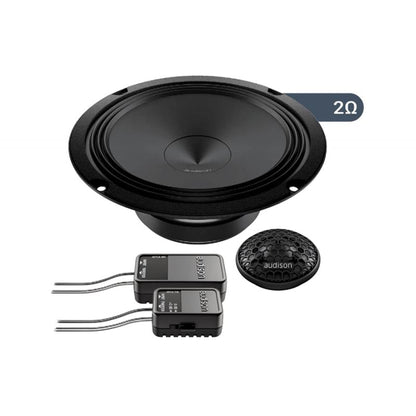 Audison APK 165 Ohm2 Prima Series 6.5" 2-Way Component Speakers (Set)