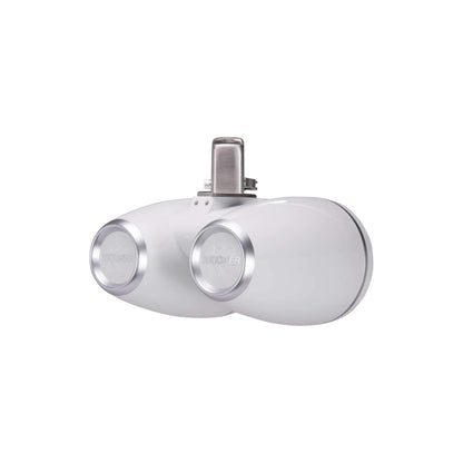 Kicker 45KMTDC65 Marine Tower Speakers with Swivel Clamps & 45KM654L (White)