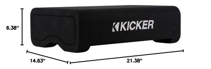 Kicker 48CVTDF122 CVTDF 12" Subwoofer in Down Firing Enclosure, 2 Ohm