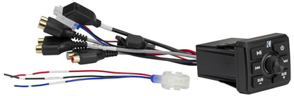 Kicker 51KBTR Powersport Bluetooth Receiver w/USB, Aux-in, with Left, Right