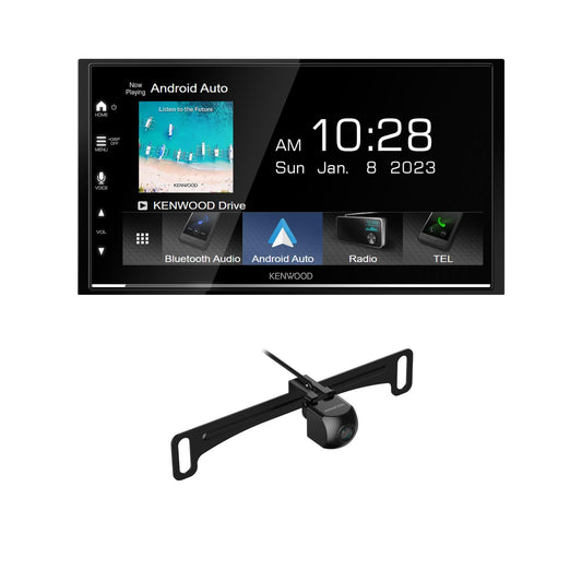 Kenwood DMX8709S 6.8" Touch Screen Car Stereo-Wireless Apple CarPlay, Android Auto + CMOS-240U Backup Camera