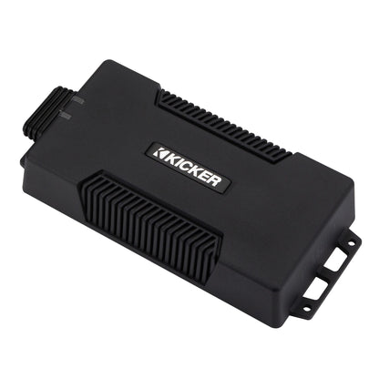 Kicker 48PXA4004 Weatherproof Powersport Amplifier - 4x100-Watt 4- Full Range Channels
