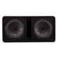 Kicker 48DCWR122 CompR 12" Dual subwoofers in Vented Enclosure, 2ohm