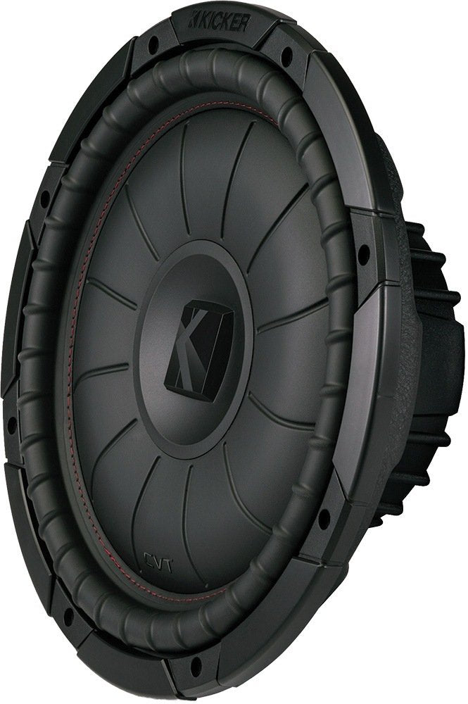 Kicker CompVT 10-Inch (25cm) Subwoofer, SVC, 4-Ohm, 350W